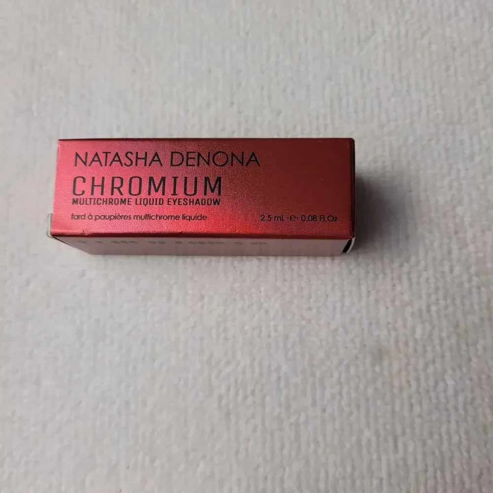 Natasha Denona Chromium Multichrome liquid eyeshadow shade Infra Nude